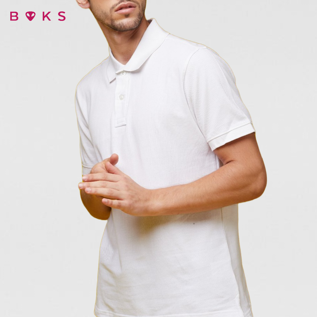 Polera BOKS piqué PREMIUM Heavyweight tipo Polo