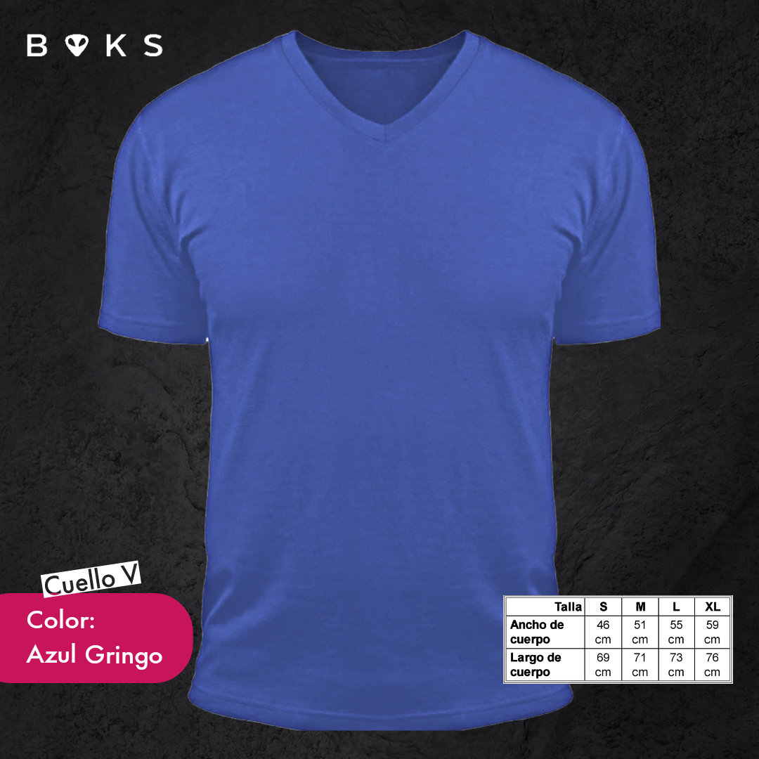 Polera Cuello V BOKS Heavyweight