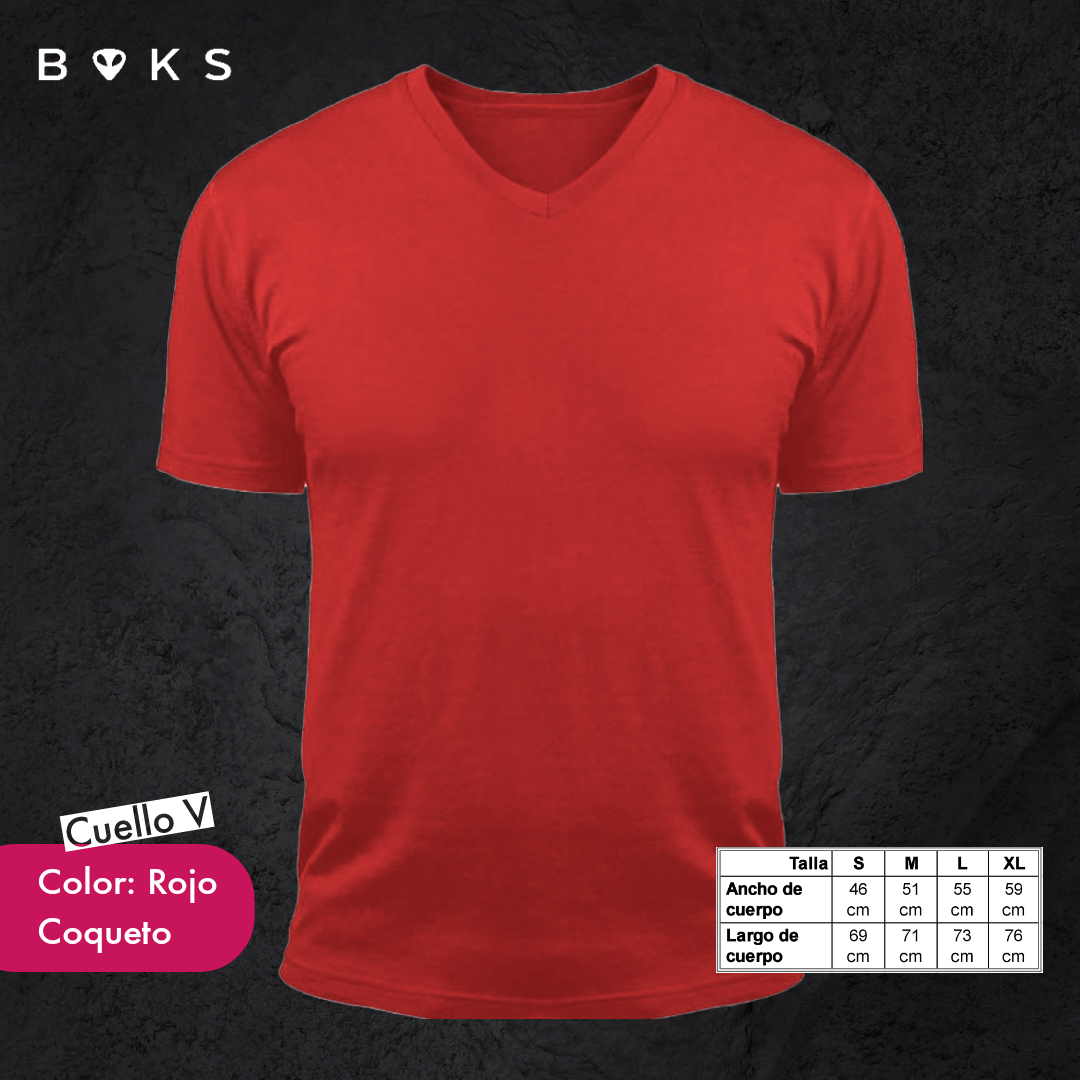 Polera Cuello V BOKS Heavyweight