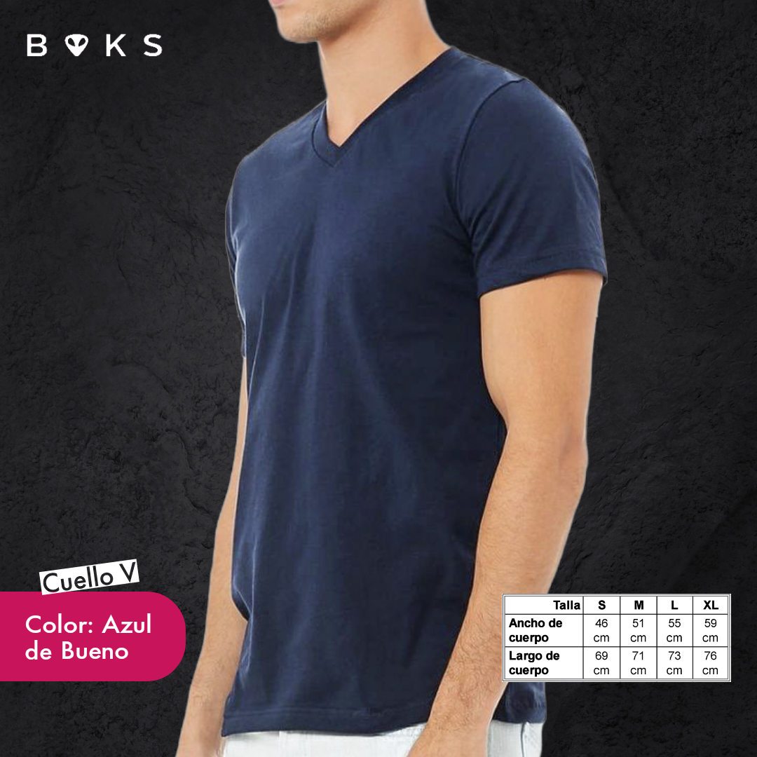 Polera Cuello V BOKS Heavyweight