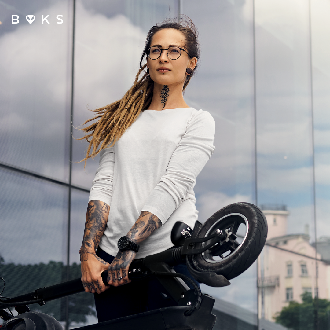 Polera manga larga BOKS Heavyweight