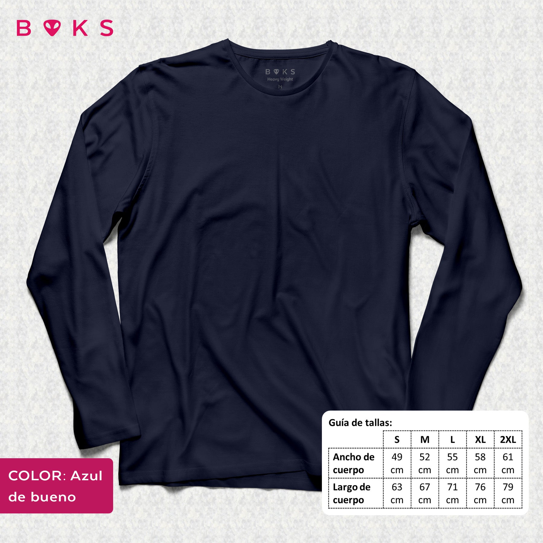 Polera manga larga BOKS Heavyweight