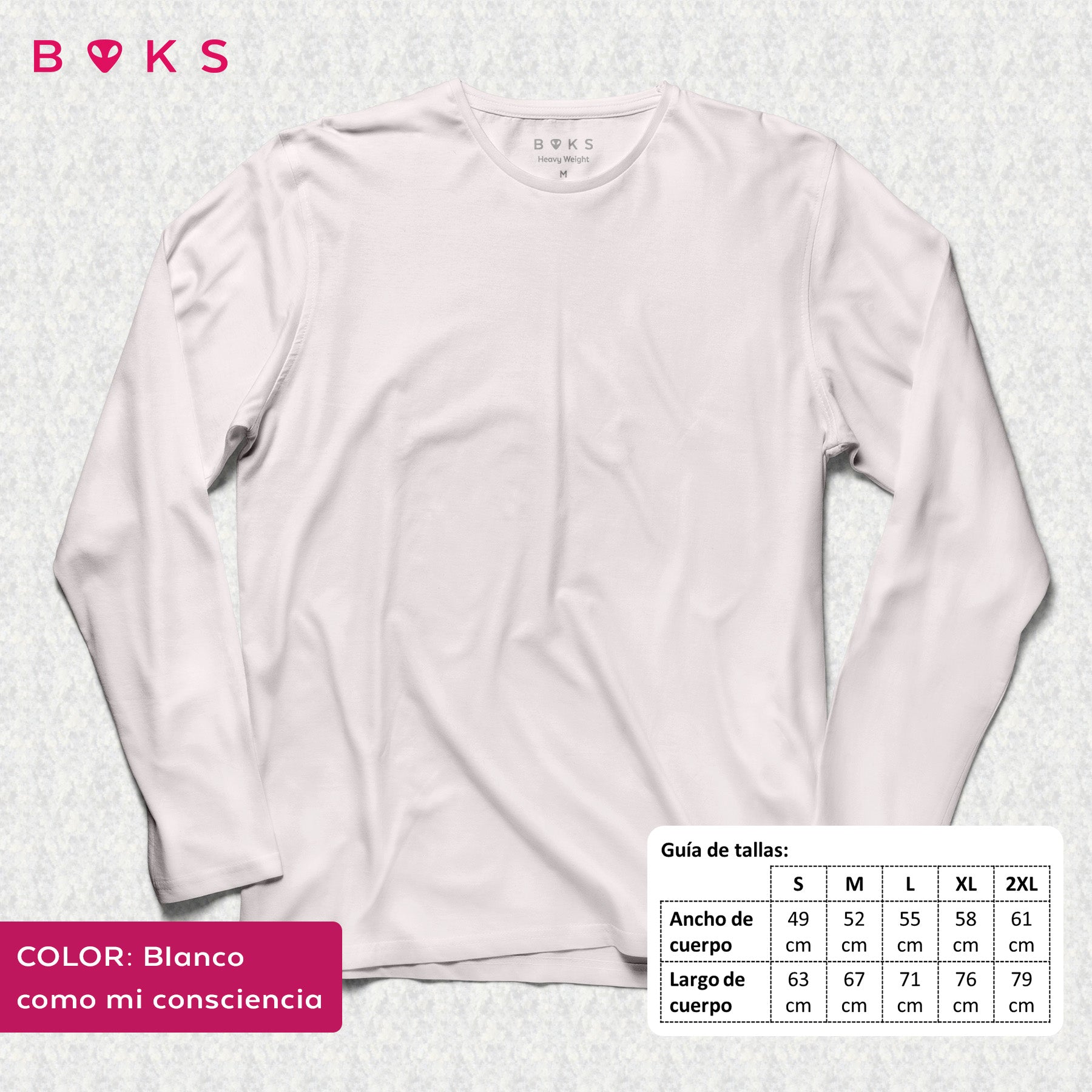 Polera manga larga BOKS Heavyweight