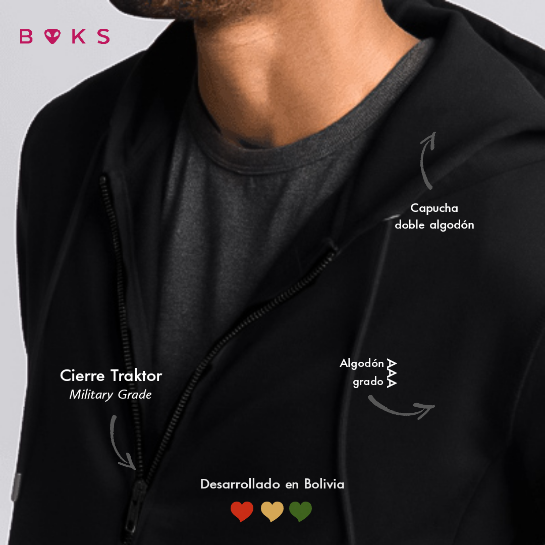 Canguro con cierre BOKS PREMIUM Heavyweigt