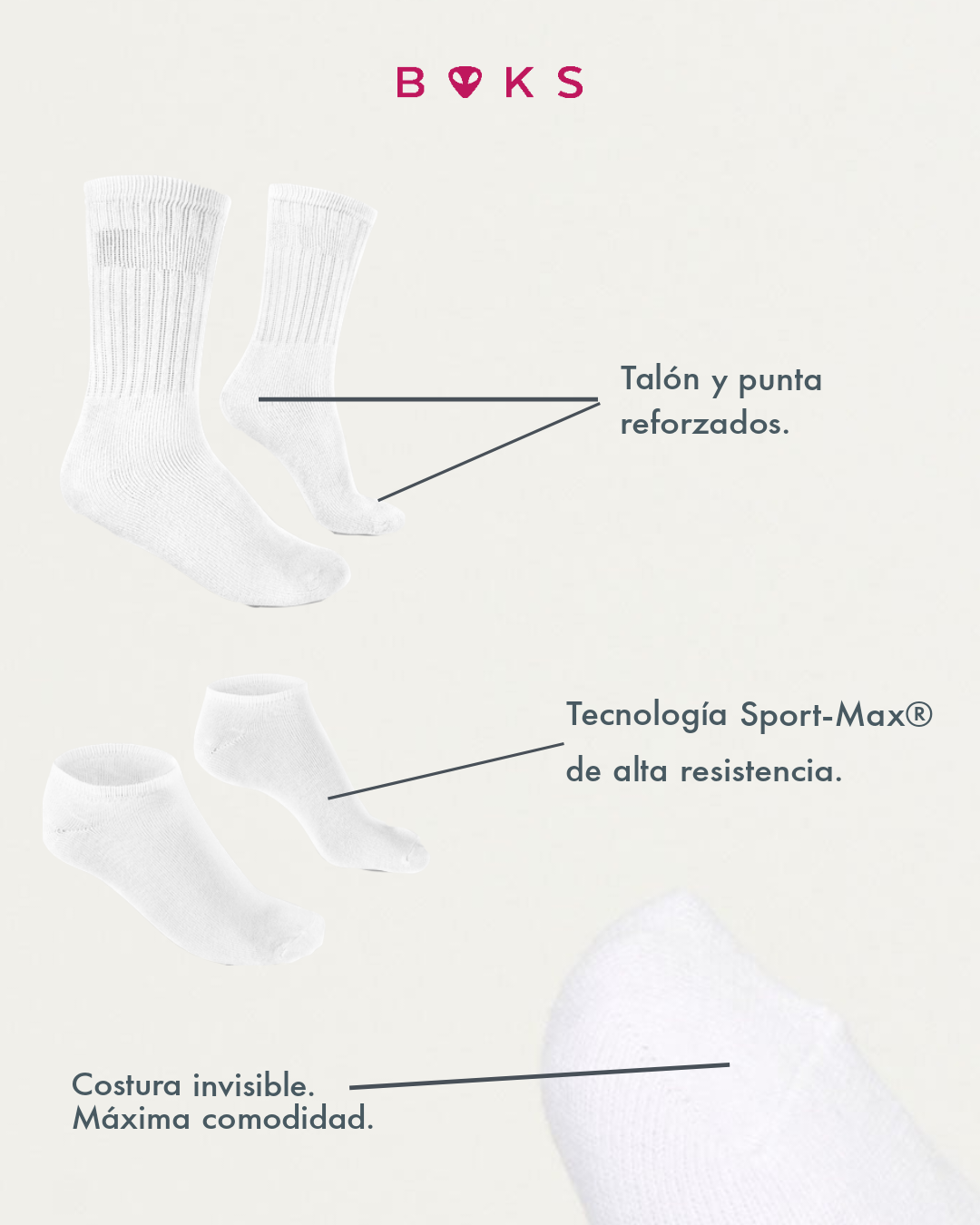 Medias Niños BOKS Sport-Max ®