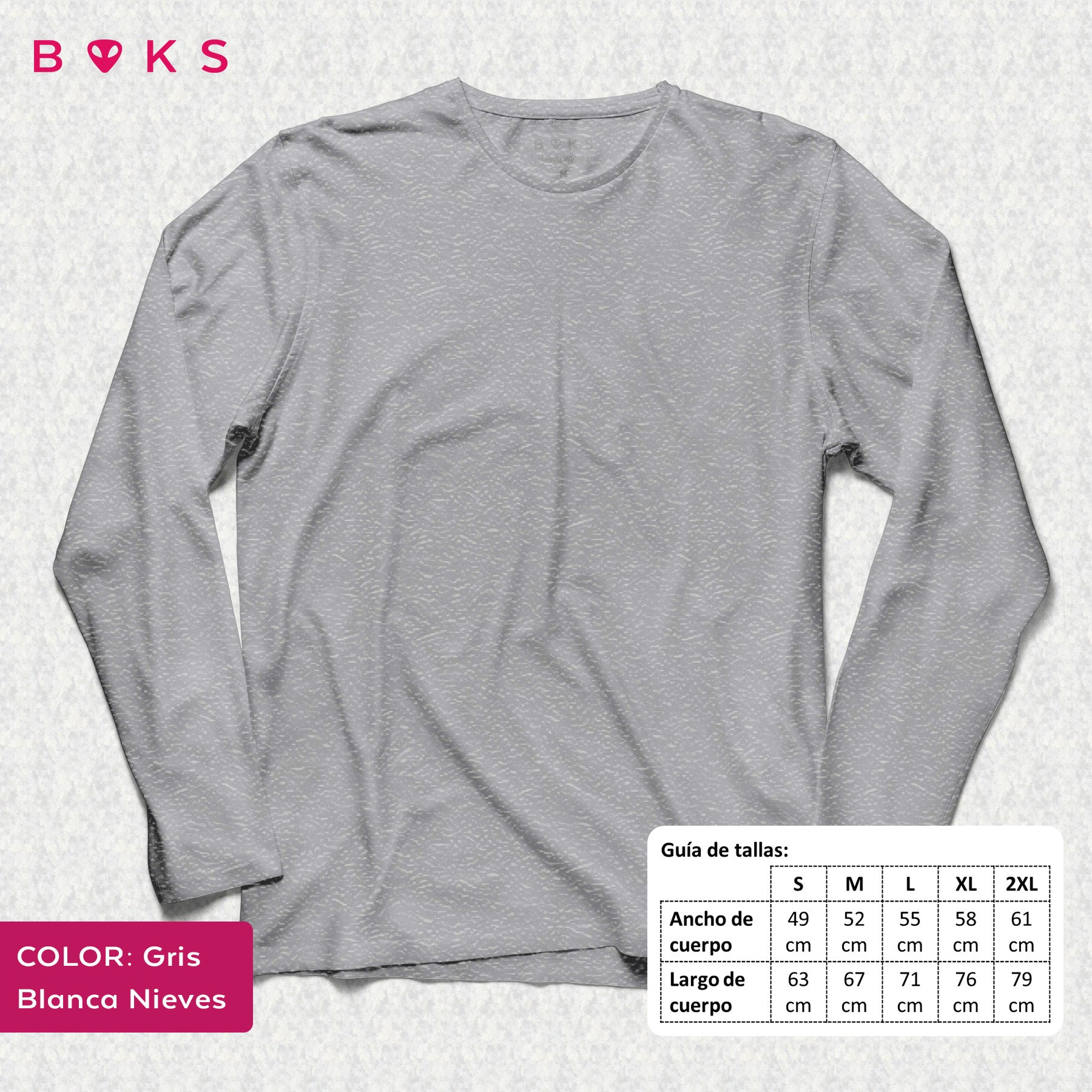 Polera manga larga BOKS Heavyweight